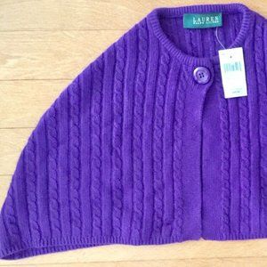 Polo Raulph Lauren Winter Wool Cape (One Size)